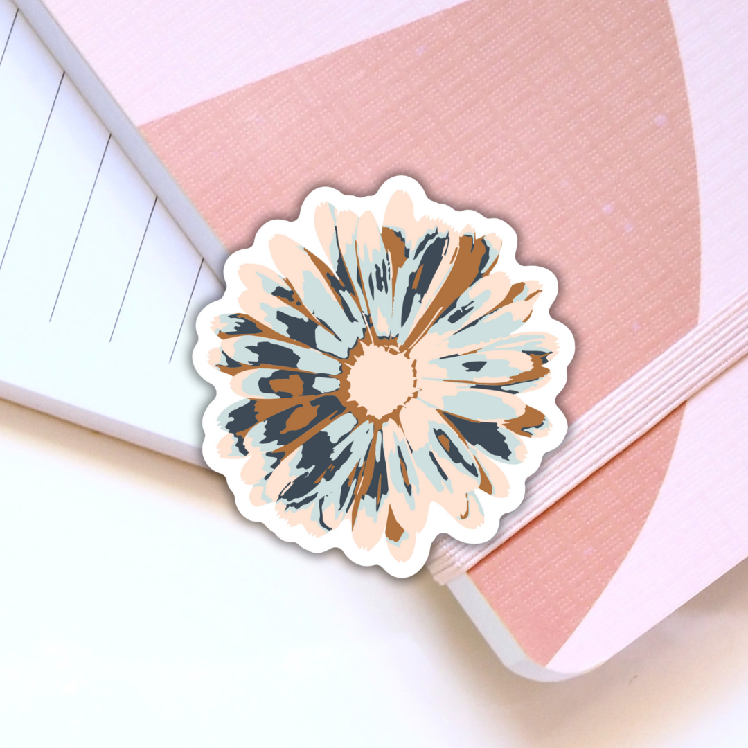 Blossom and Bloom Flower Sticker (Pink)