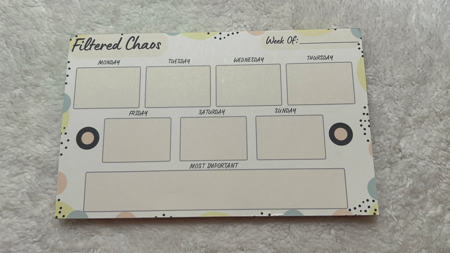 Filtered Chaos Notepad